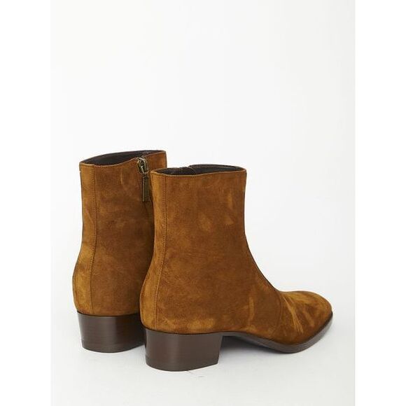 Men's Brown Leather Boots for FW23 Collection - Picture 3 of 4